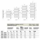 Chladič barevné hydraulické chladiče konstrukce Plachta podle Scirocco H Viadurini