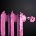 Hydraulický Chladič litina zdobené Tiffany Scirocco H Viadurini