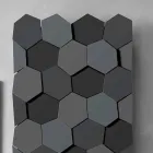 Moderní designový radiátor v ocelovém vertikálním provedení 834 Watt - med Viadurini