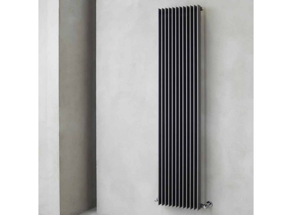 Vertikální hydraulický designový radiátor z barevné oceli do 1515 W - Condor Viadurini