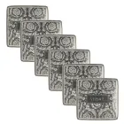 Rosenthal Versace 6 plochých čtvercových mís s logem Versace Vintage 90. - Barokní Viadurini
