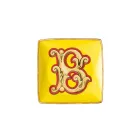 Rosenthal Versace Abeceda 6 plochých čtvercových porcelánových misek - Abeceda Viadurini