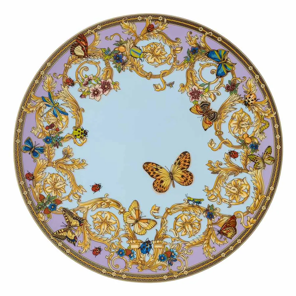 Talíř na prostírání Rosenthal Versace Le Jardin Průměr 33 cm v porcelánu - Jardin Viadurini