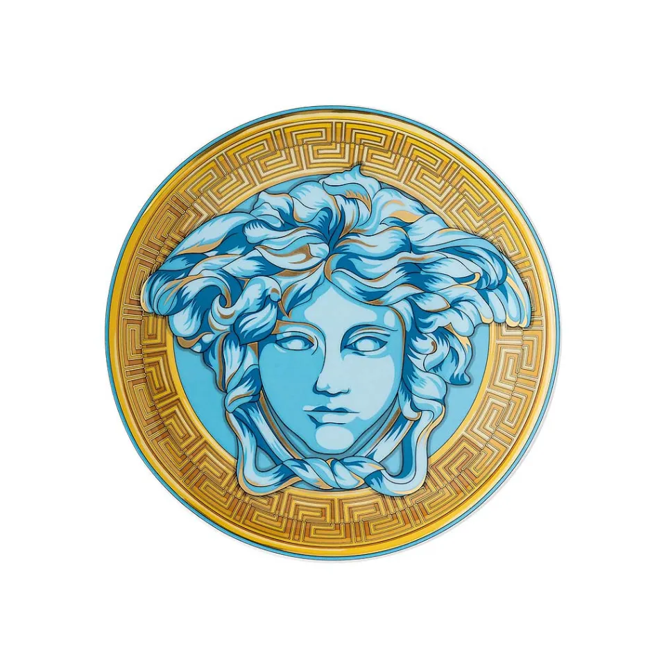 Rosenthal Versace Medusa Amplified 4 talíře na večeři průměr 17 cm - Medusaamplifield Viadurini