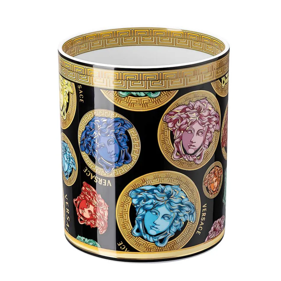 Rosenthal Versace Medusa Amplified Multicolor Vase - Amplified multicolor Viadurini