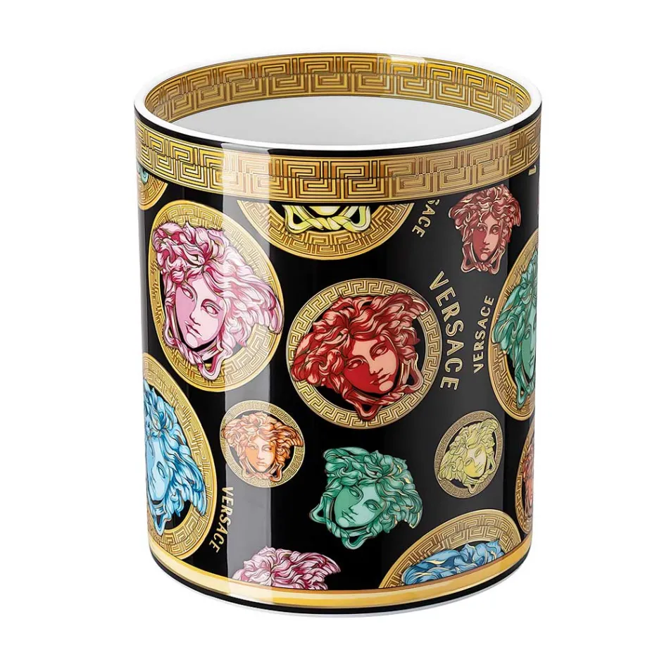 Rosenthal Versace Medusa Amplified Multicolor Vase - Amplified multicolor Viadurini