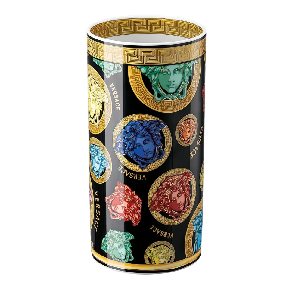 Rosenthal Versace Medusa Amplified Multicolor Vase - Amplified multicolor Viadurini