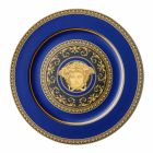 Rosenthal Versace Medusa modré desky porcelán konstrukce zástupný Viadurini