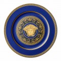 Rosenthal Versace Medusa modré desky porcelán konstrukce zástupný