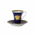 Rosenthal Versace Medusa Modrá Cup high porcelán Design Coffee