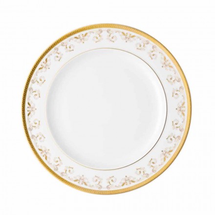 Rosenthal Versace Medusa Gala Zlatá deska 27 cm porcelán konstrukce plan Viadurini