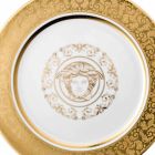 Rosenthal Versace Medusa Gala Gold Plate zástupný 30 cm porcelán Viadurini
