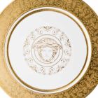 Rosenthal Versace Medusa Gala Gold Plate zástupný 33 cm porcelán Viadurini