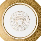 Rosenthal Versace Medusa Gala Gold Plate zástupný 33 cm porcelán Viadurini