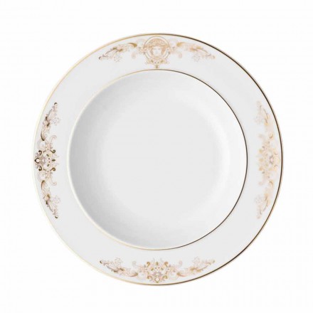 Rosenthal Versace Medusa Gala mísa spodní 22 cm porcelán Design Viadurini
