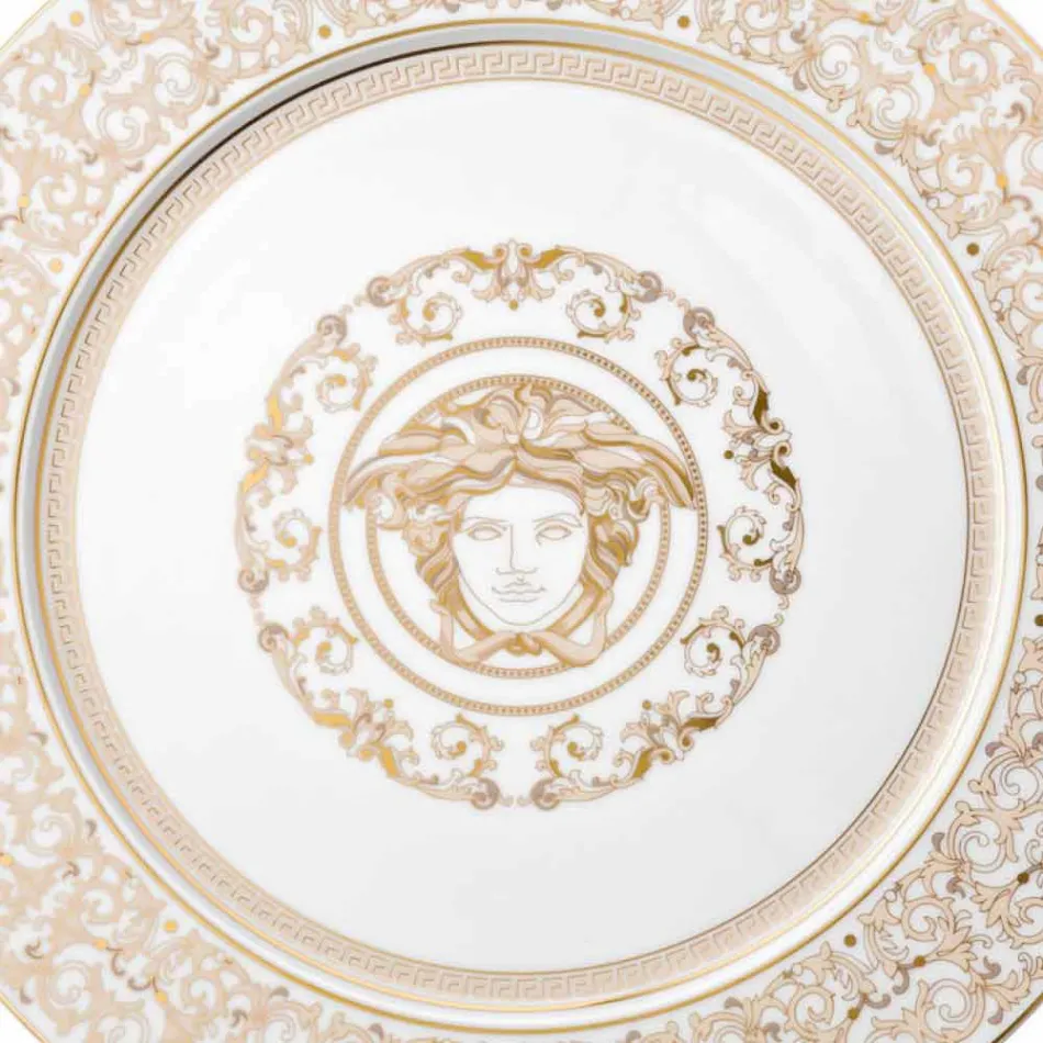 Rosenthal Versace Medusa Gala pokrm zástupný 33 cm porcelán Viadurini