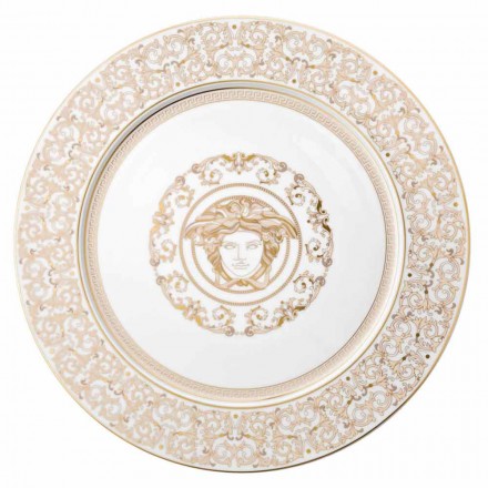 Rosenthal Versace Medusa Gala pokrm zástupný 33 cm porcelán Viadurini