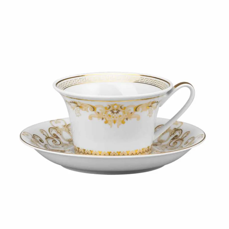 Rosenthal Versace Medusa Gala Poháry Porcelain Tea 6ks Viadurini