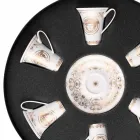 Rosenthal Versace Medusa Gala set 6 šálků espresso porcelánových kusů Viadurini