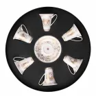 Rosenthal Versace Medusa Gala set 6 šálků espresso porcelánových kusů Viadurini