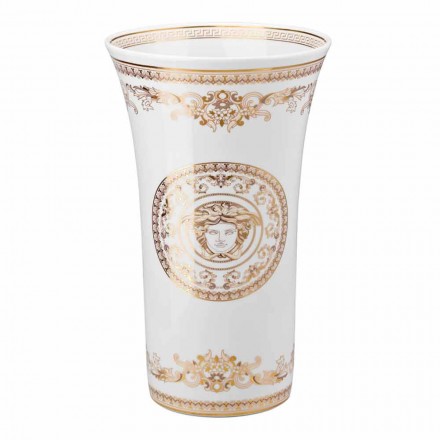 Rosenthal Versace Medusa Gala Design porcelánová váza h 34 cm Viadurini