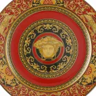 Rosenthal Versace Medusa Red Plate zástupný 30 cm porcelán Viadurini