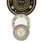 Rosenthal Versace Virtus Gala zásuvný talíř průměr 33 cm v porcelánu - barokní Viadurini