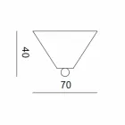 Keramická růžice pro lampy složení Battersea 975ST - Toscot Viadurini