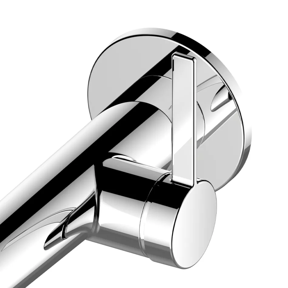 Vestavěná nástěnná umyvadlová baterie s integrovaným designem 3 velikosti - Erkole Viadurini