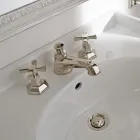 Umyvadlová baterie ve vintage designu z mosazi Made in Italy - Silvana Viadurini