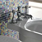 Vintage 3-otvorová mosazná bidetová baterie Made in Italy - Elisea Viadurini