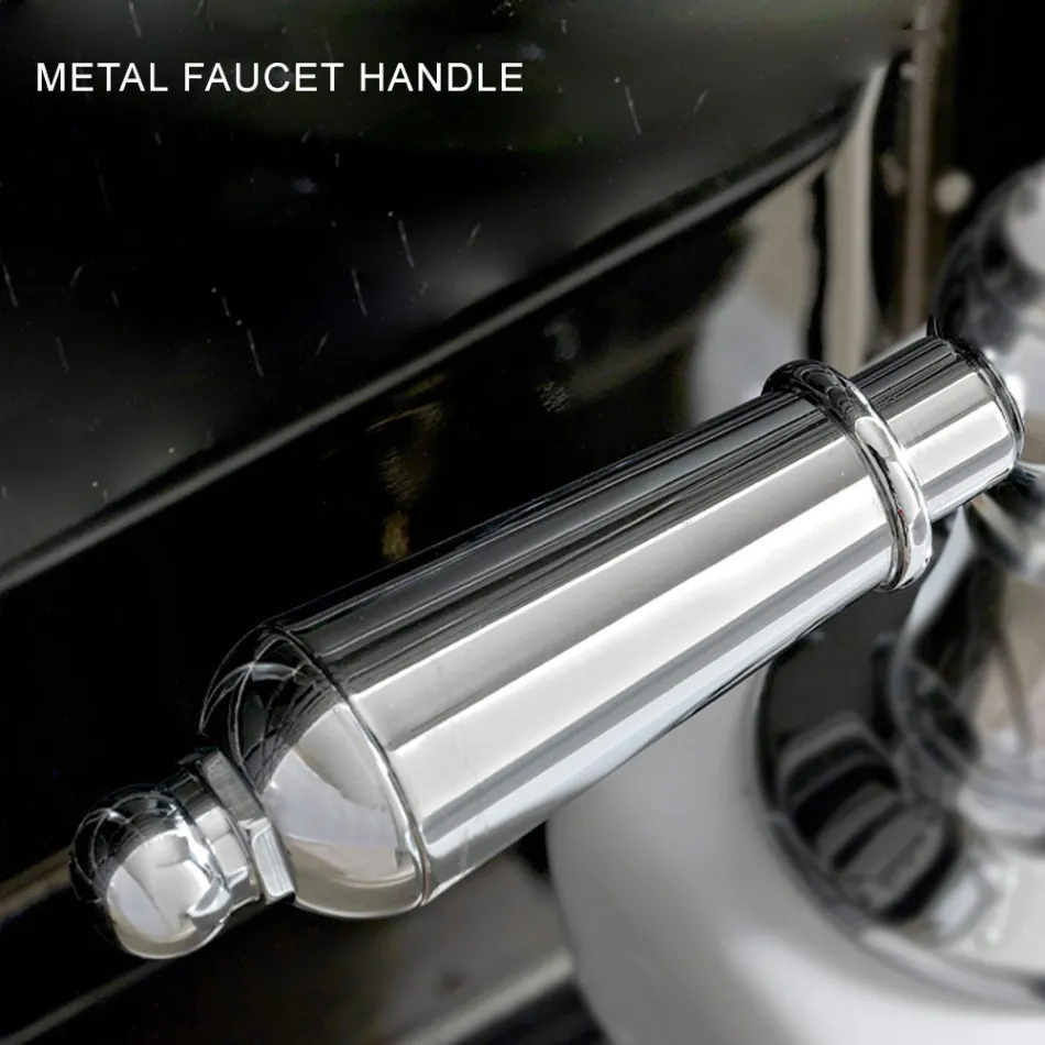 Klasická jednootvorová bidetová baterie s ručně vyrobenými mosaznými pákami - Noriana Viadurini