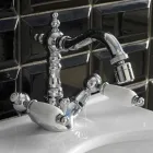 Klasická jednootvorová bidetová baterie s ručně vyrobenými mosaznými pákami - Noriana Viadurini