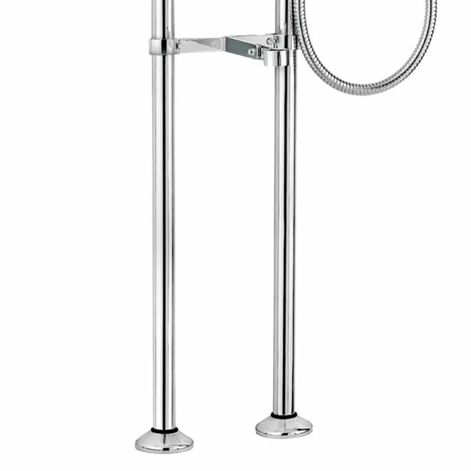 Klasický kohoutek pro vanu na mosazných sloupech vyrobený v Itálii - Enriko Viadurini