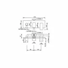 Designový sprchový směšovací ventil s třícestným přepínačem vyrobený v Itálii - Sika Viadurini