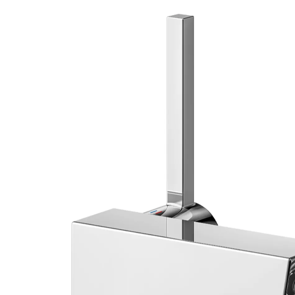 Bidetová jednopáková baterie se čtvercovým odtokem - Erik Viadurini