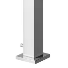 Jednopáková umyvadlová baterie čtvercového designu mosazná - Erik Viadurini