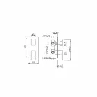 Sprchová baterie s přepínačem 4 vývody vyrobené v Itálii - Sika Viadurini