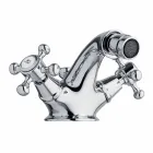 Jednootvorový bidetový kohoutek v mosazném klasickém designu vyrobený v Itálii - Lisca Viadurini