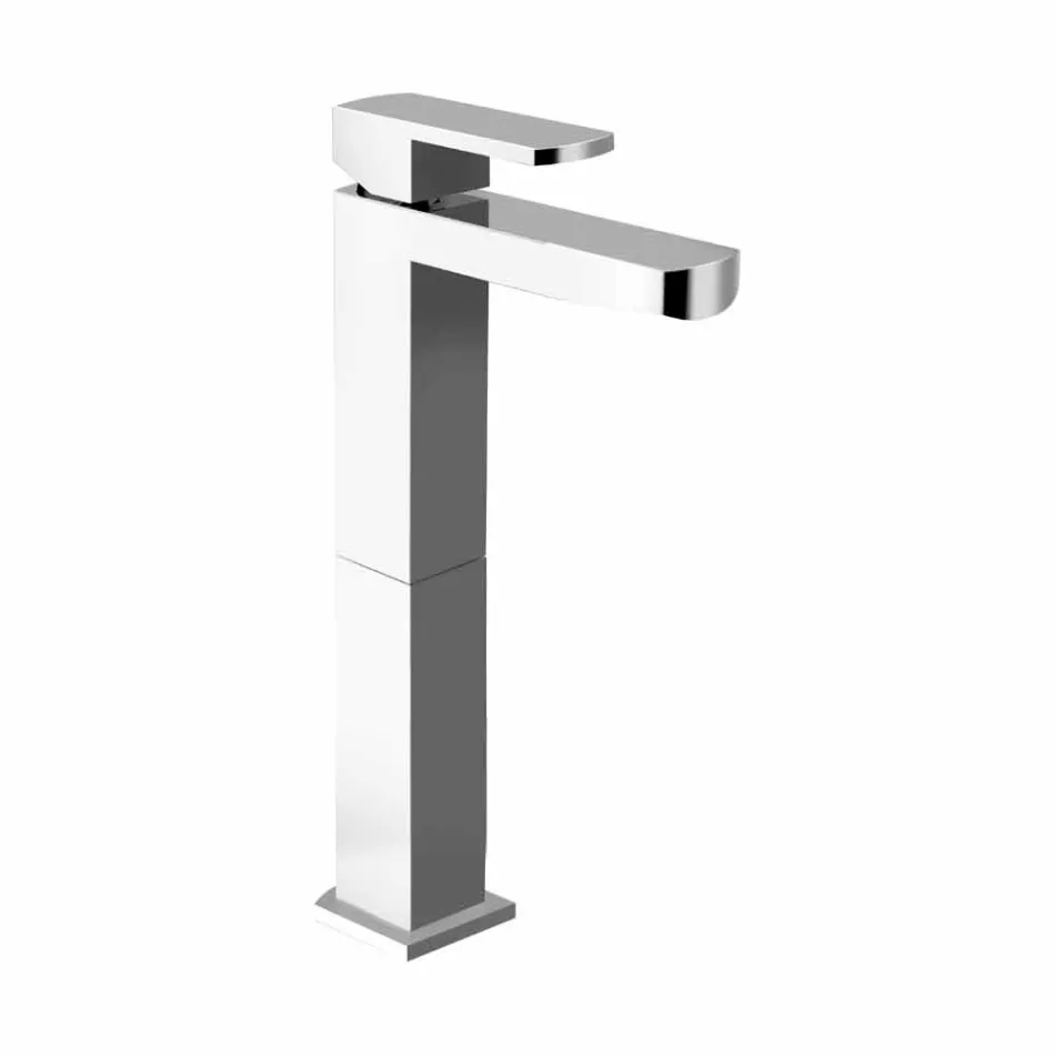 Designový mosazný umyvadlový faucet s 13 cm prodloužením vyrobený v Itálii - Sika Viadurini