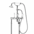 Klasický mosazný vanový faucet vyrobený v Itálii - Riko Viadurini