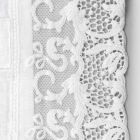 Lněný běhoun na stůl s bílou krajkou Italská luxusní kvalita - Farnese Viadurini