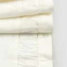 Běhoun z přírodního bílého těžkého prádla s italským luxusním embosováním - Limao Viadurini