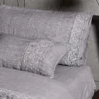 Úložná taška na povlečení na přikrývku s krajkou Sinergia a knoflíky - Energis Viadurini