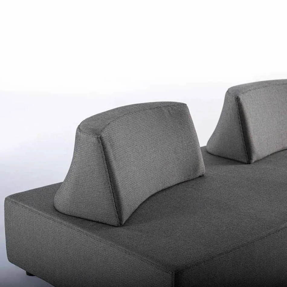 Moderní design Venkovní rohový salonek v Homemotion Fabric - Benito Viadurini