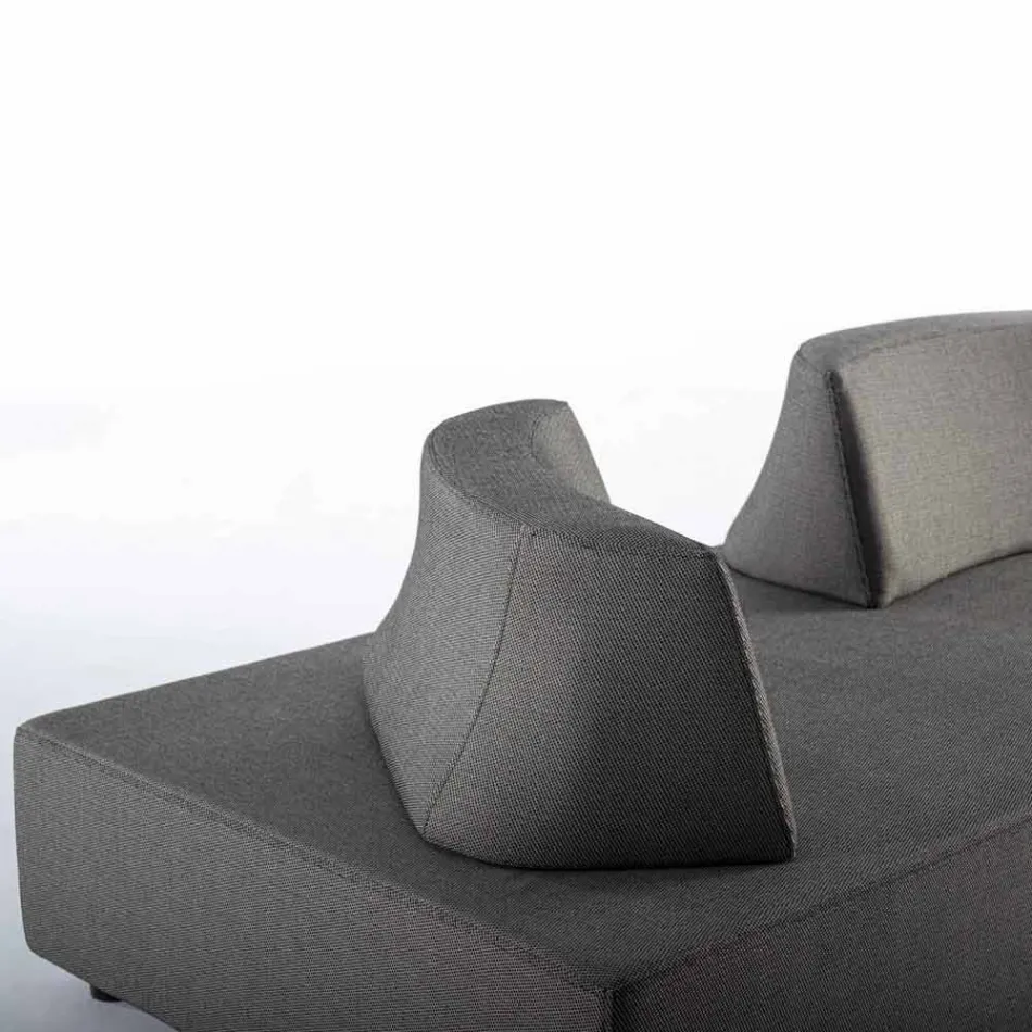 Moderní design Venkovní rohový salonek v Homemotion Fabric - Benito Viadurini
