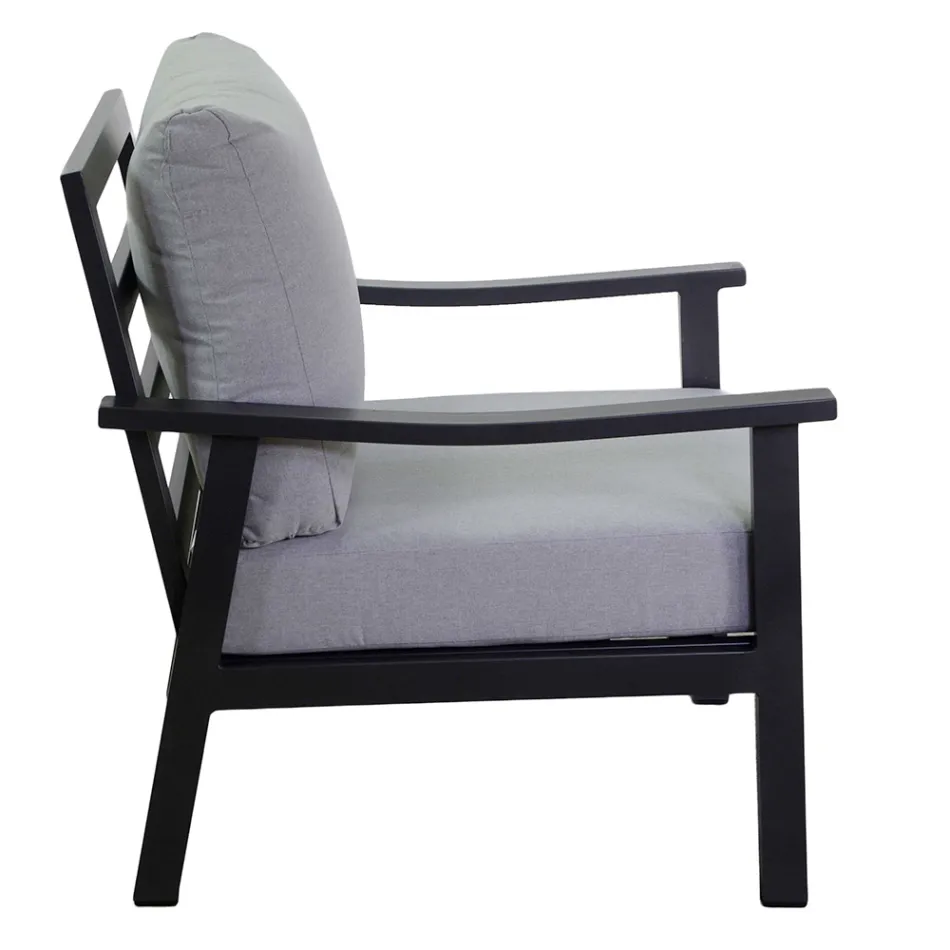 Obývací pokoj sestávající z 1 pohovky, 2 křesel a 1 konferenčního stolku - lístek Viadurini