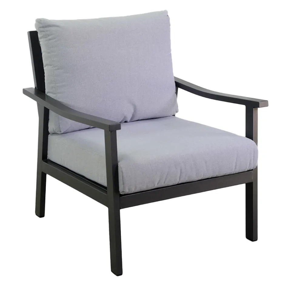 Obývací pokoj sestávající z 1 pohovky, 2 křesel a 1 konferenčního stolku - lístek Viadurini