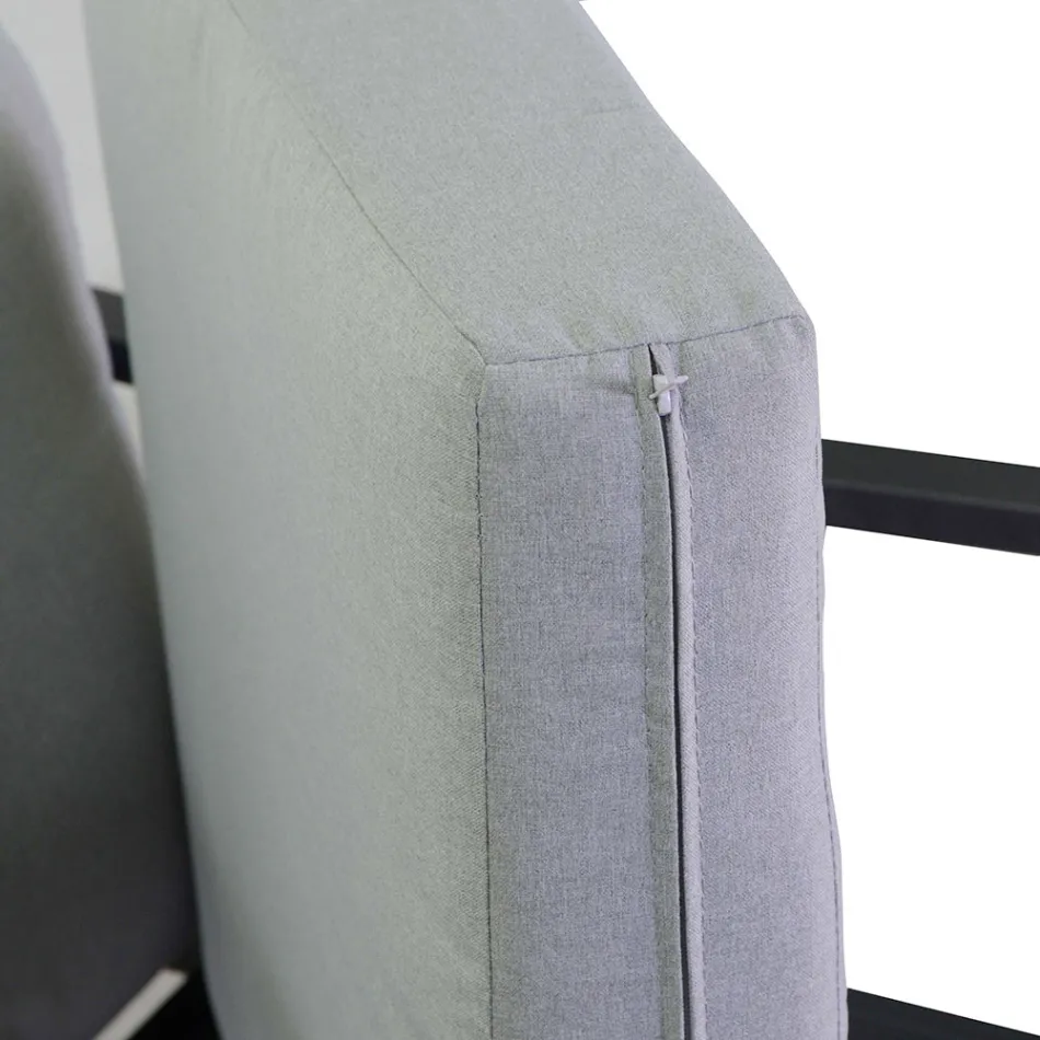 Obývací pokoj sestávající z 1 pohovky, 2 křesel a 1 konferenčního stolku - lístek Viadurini