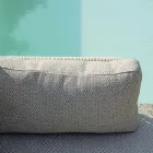 Obývací pokoj sestávající ze 2 křesel, 1 pohovky a konferenčního stolku z hliníku - Symphony Viadurini